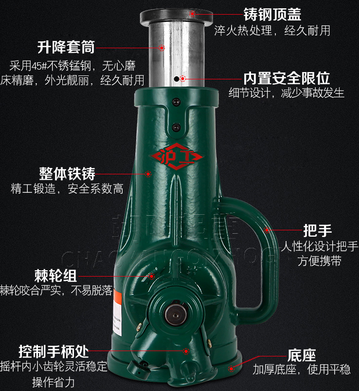 冠航螺旋千斤頂，萬一挑一