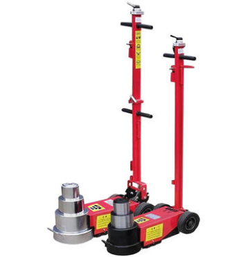 中通云倉(cāng)采購(gòu)氣動(dòng)臥式千斤頂檢修大貨車